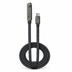 USB-C Cable with Fold-Out Phone Stand — Braided