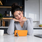 USB-C Cable with Fold-Out Phone Stand — Braided
