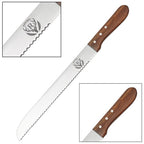 Ravlors 10-Inch Serrated Bread Knife, Rosewood Handle